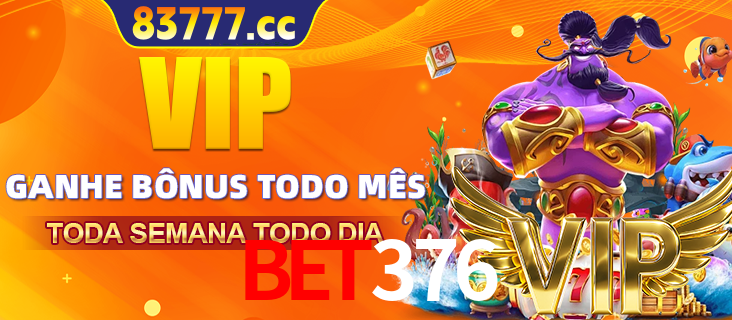 Banner promocional do bet376 oferecendo 100% de recompensas adicionais contínuas para quem fizer o login diário (Daily sign-in), com um mascote de coelho.
