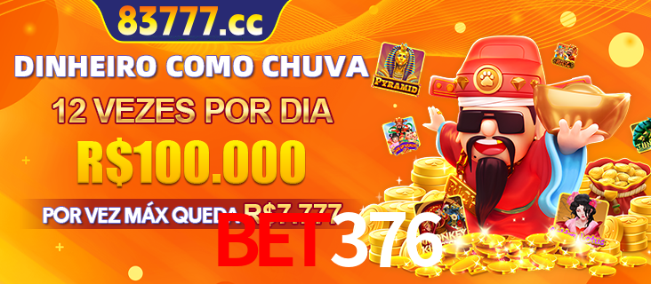 Banner do programa de recompensas Recomende para amigos do bet376, detalhando os bônus por convidar amigos, com prêmios que chegam a R$288.888.